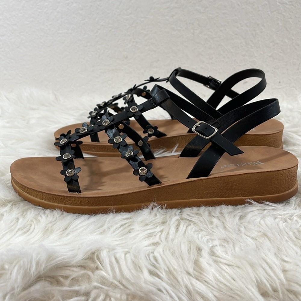 WANTED Womens Dolce Daisy Floral Strappy Sandals Size 11 NEW - Picture 5 of 16